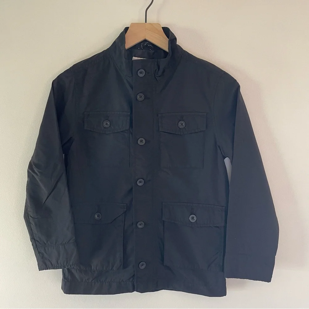 NEW Old Navy Utility Jacket Water Resistant Black Youth Size Medium 8